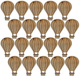 MDF Hot Air Balloon Shaped Keyring Blanks (Pack of 20)