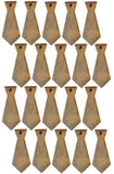 MDF Neck Tie Shaped Keyring Blanks (Pack of 20)