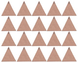 MDF Triangle Keyring Blanks (Pack of 20)