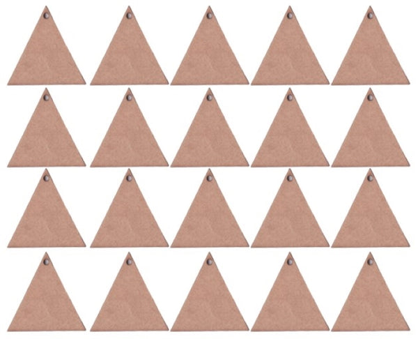 MDF Triangle Keyring Blanks (Pack of 20)