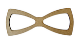 Single Layer Laser Cut MDF Bow-tie blank for DIY Project