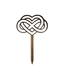 Cupcake or Cake Slice Topper - Infinity Heart