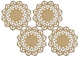 Floral Underplates (Set of 4)